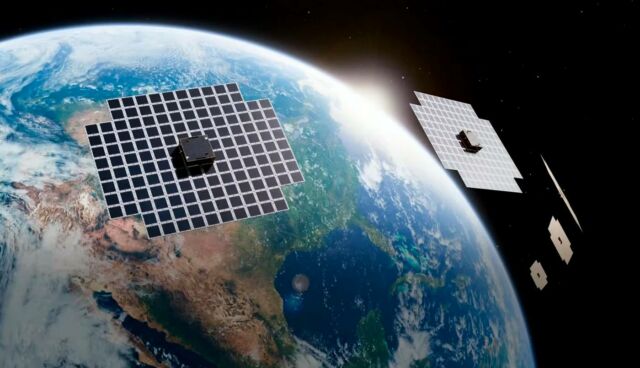 Space-Based Cellular Broadband