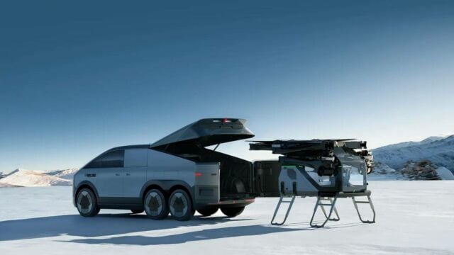 'Land Aircraft Carrier' Modular Flying Car 