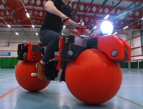 Omni-Directional Ball-Wheeled Bike