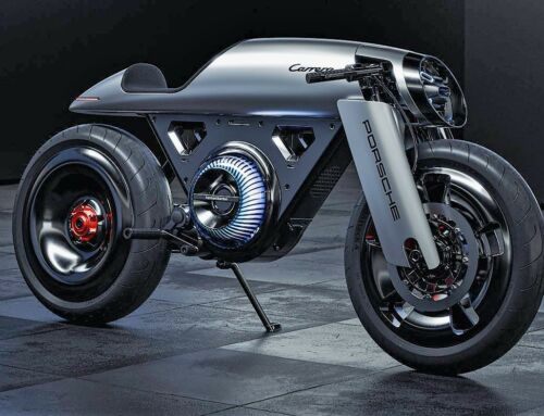 Porsche Café Racer electric motorcycle