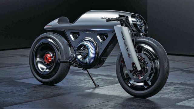 Porsche Café Racer electric motorcycle