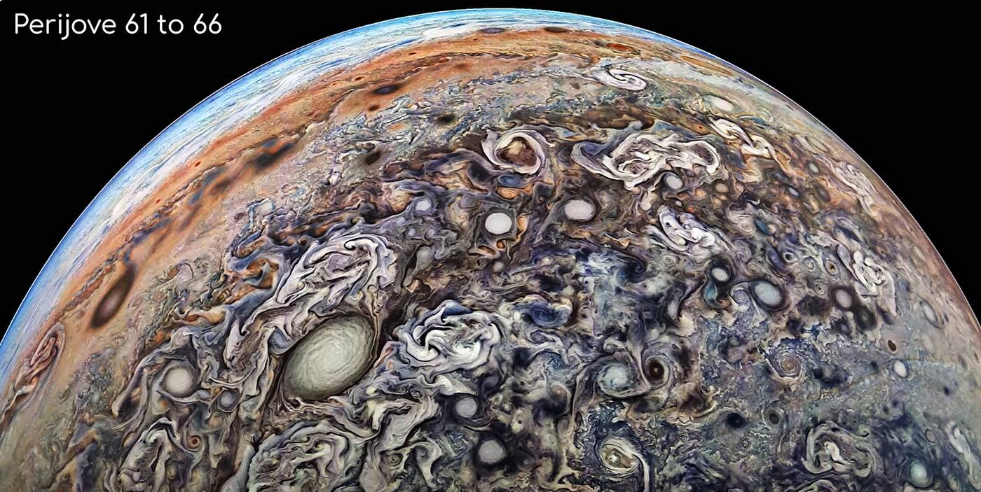 Jupiter from NASA's Juno Probe