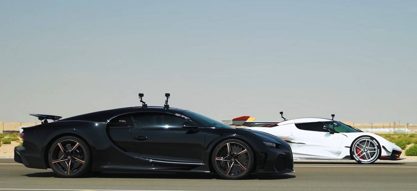 Koenigsegg Jesko v Bugatti Chiron Super Sport