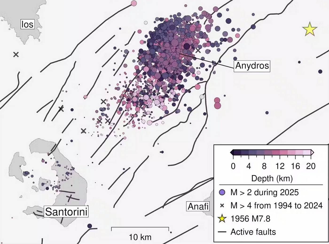 Santorini is still Rocked by Earthquake Swarm 1