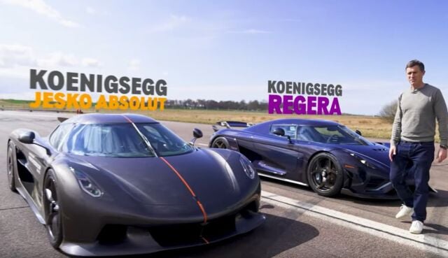 Koenigsegg Jesko Absolut vs Regera