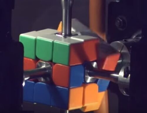 Fastest Puzzle Cube-Solving Robot