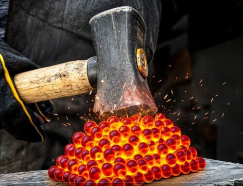 Forging a Kukri Knife from 150 Steel Balls