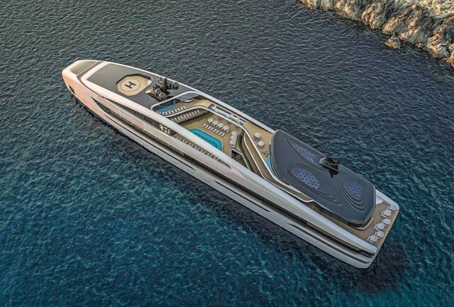 REI 196m Luxury Cruise Yacht concept
