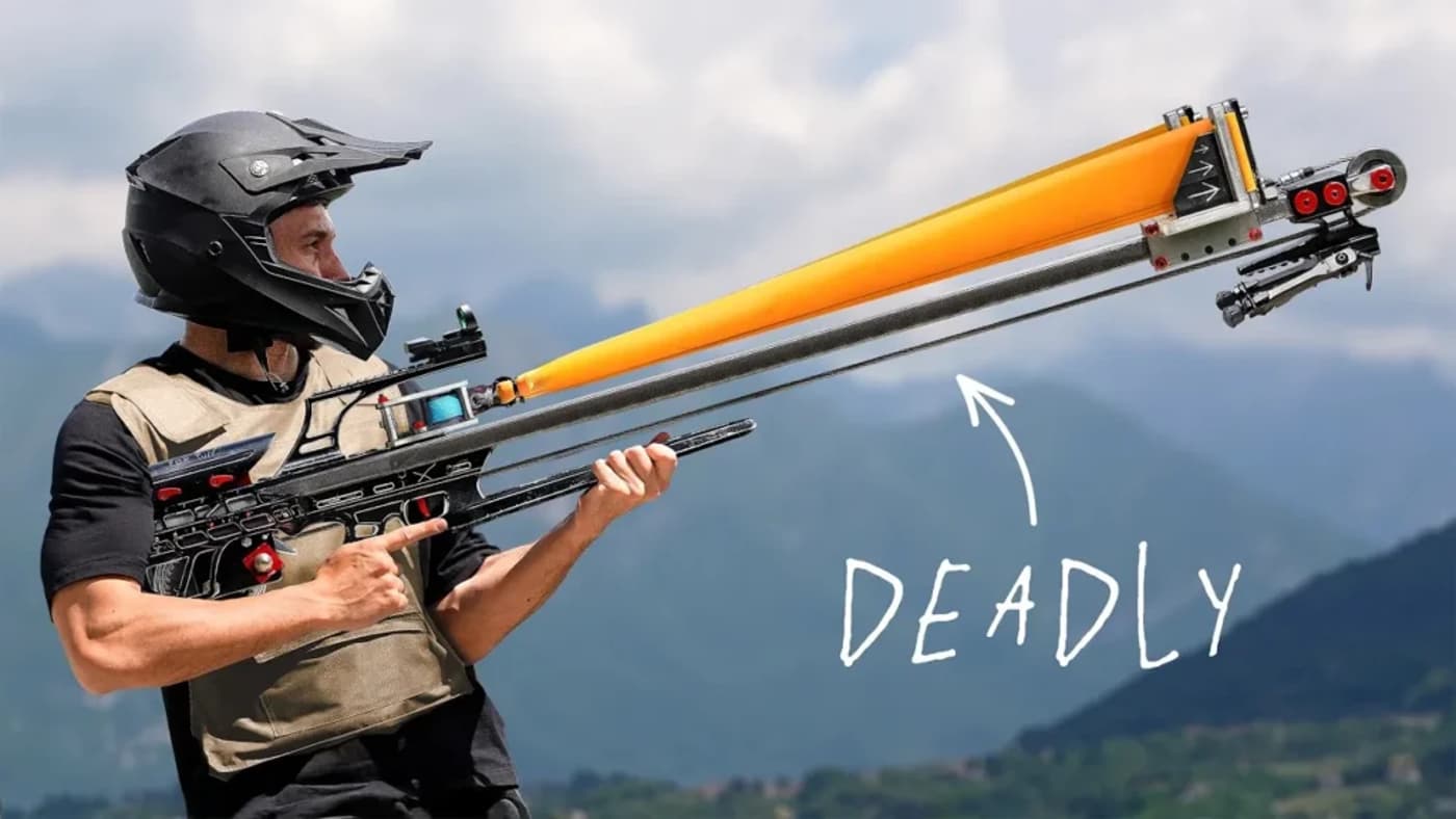 A Slingshot that Cracks Walls