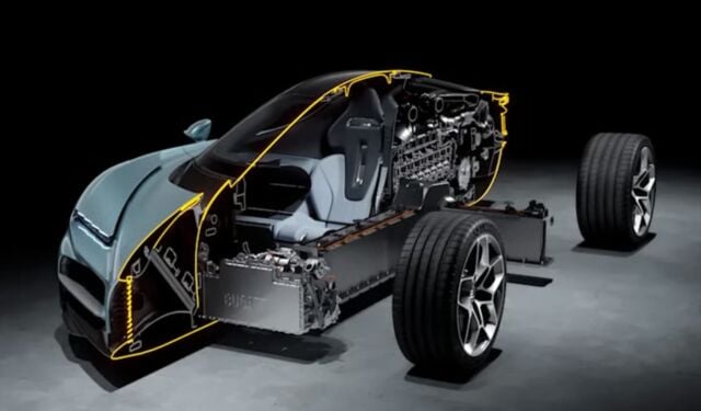 Bugatti's Tourbillon Hybrid Powertrain
