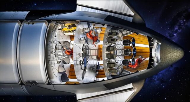 Life inside the SpaceX Starship