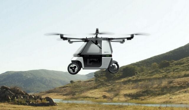 Skyrider X6 Amphibious Flying Motorcycle