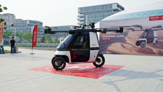 Skyrider X6 Amphibious Flying Motorcycle (5)