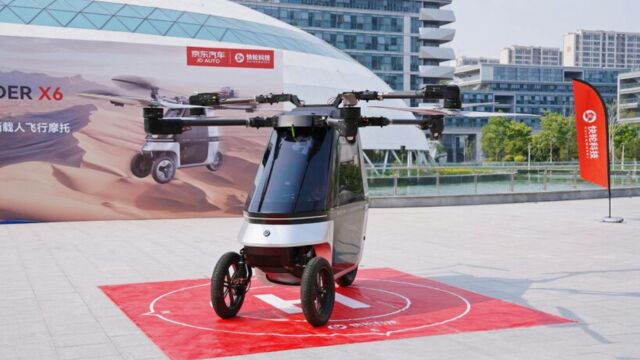 Skyrider X6 Amphibious Flying Motorcycle (4)