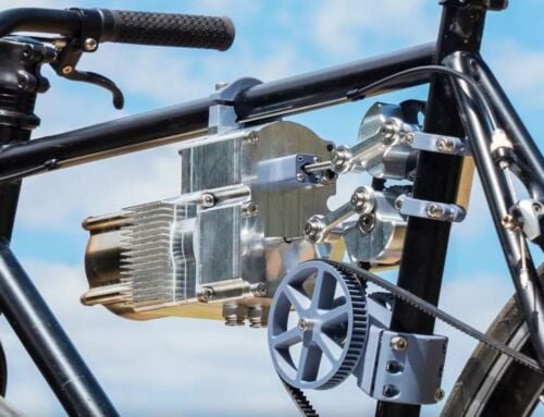 A Stirling Engine on a Bike