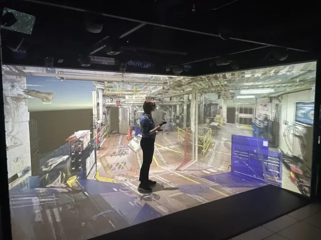The CAVE System Surrounds Users With 3D Visuals