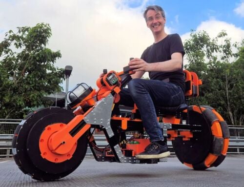 This Omni-Directional Bike behaves weirdly