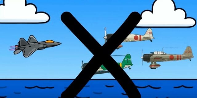 What If an F-22 Raptor Fought at Pearl Harbor