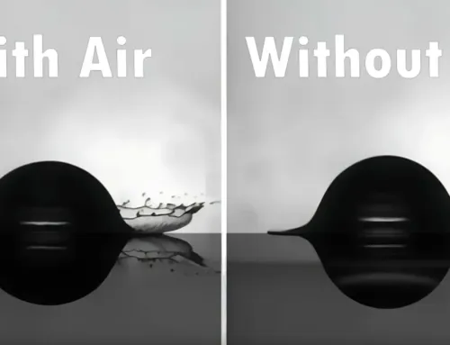 Why is there no Liquid Splash in a Vacuum?
