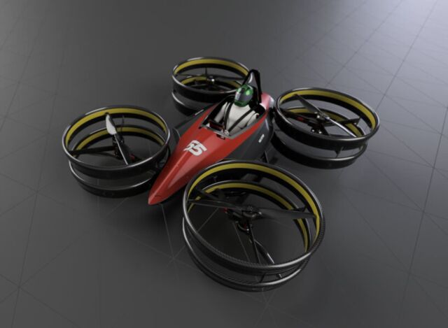 AirKart single-seat eVTOL (4)