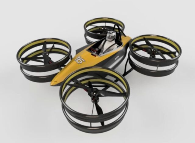 AirKart single-seat eVTOL (3)
