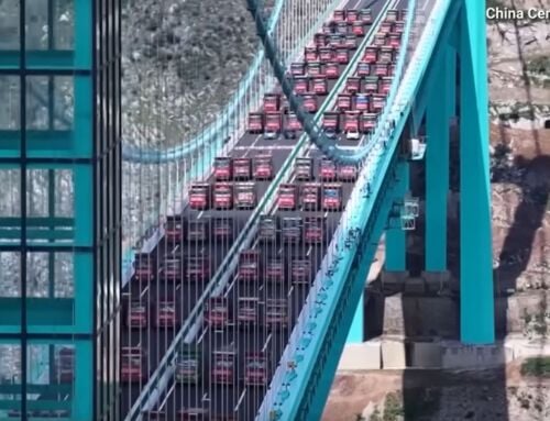 World’s Tallest Bridge Completes Load Test with 96 Heavy Trucks