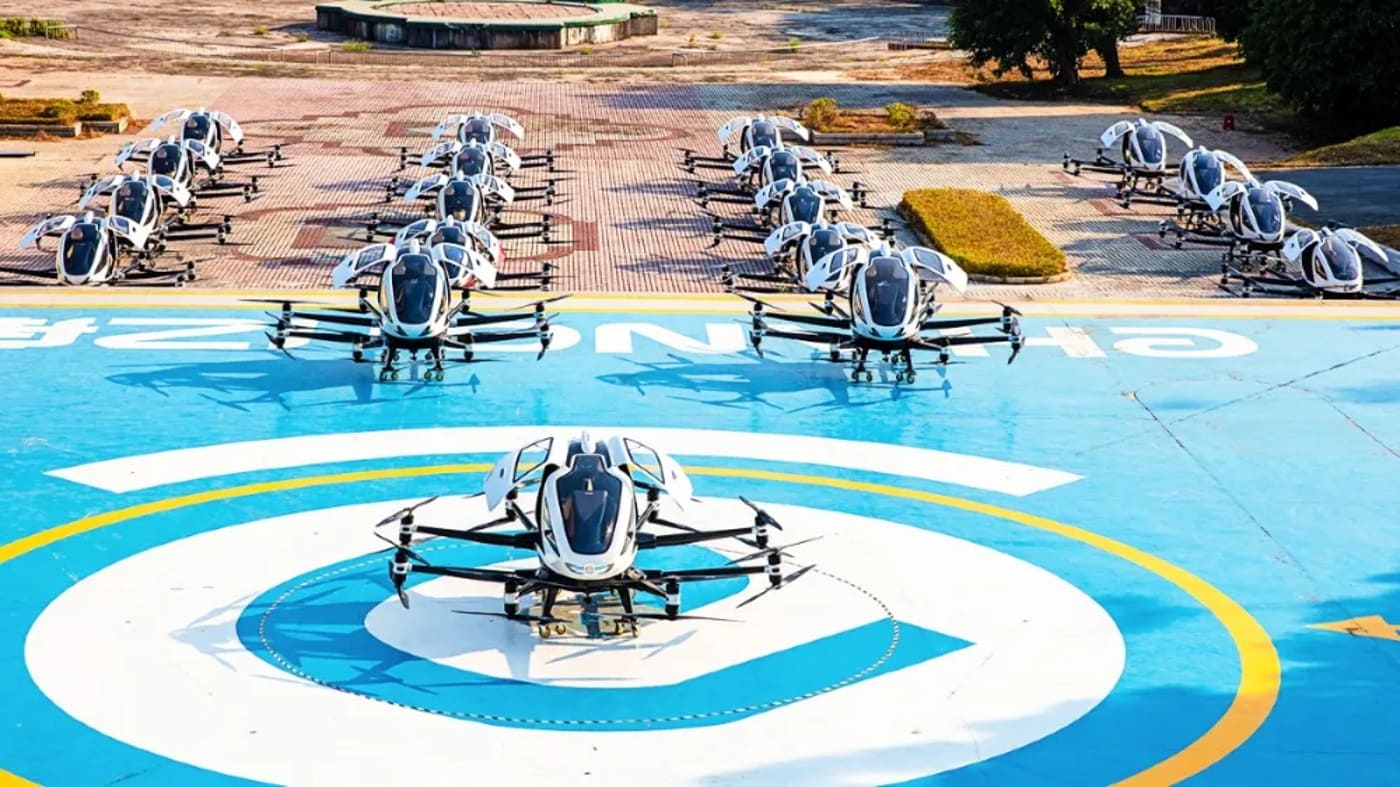 EHangs New Autonomous Air Taxis are ready to start production 1