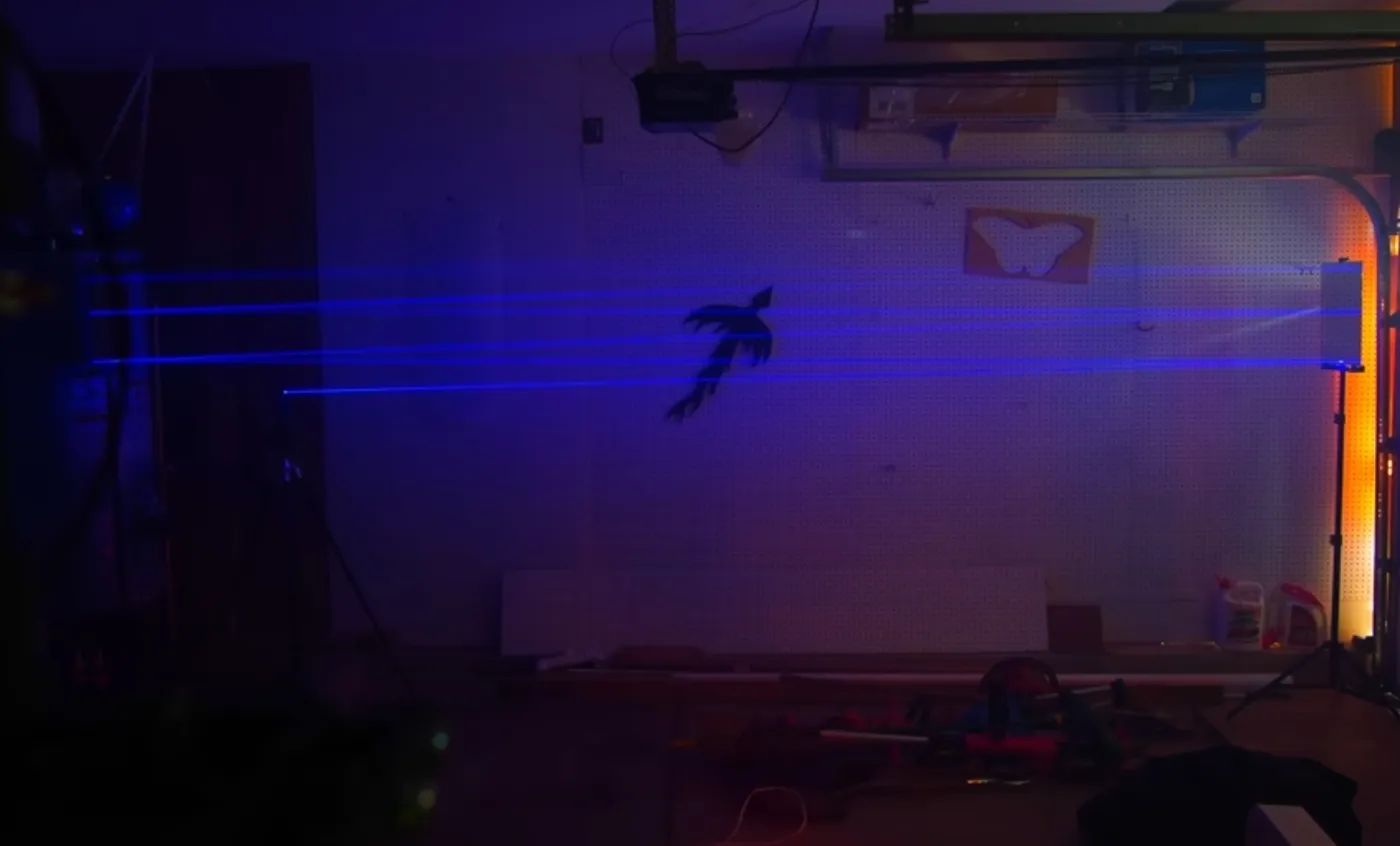 A Laser Pointer at 2 Billion Frames per Second