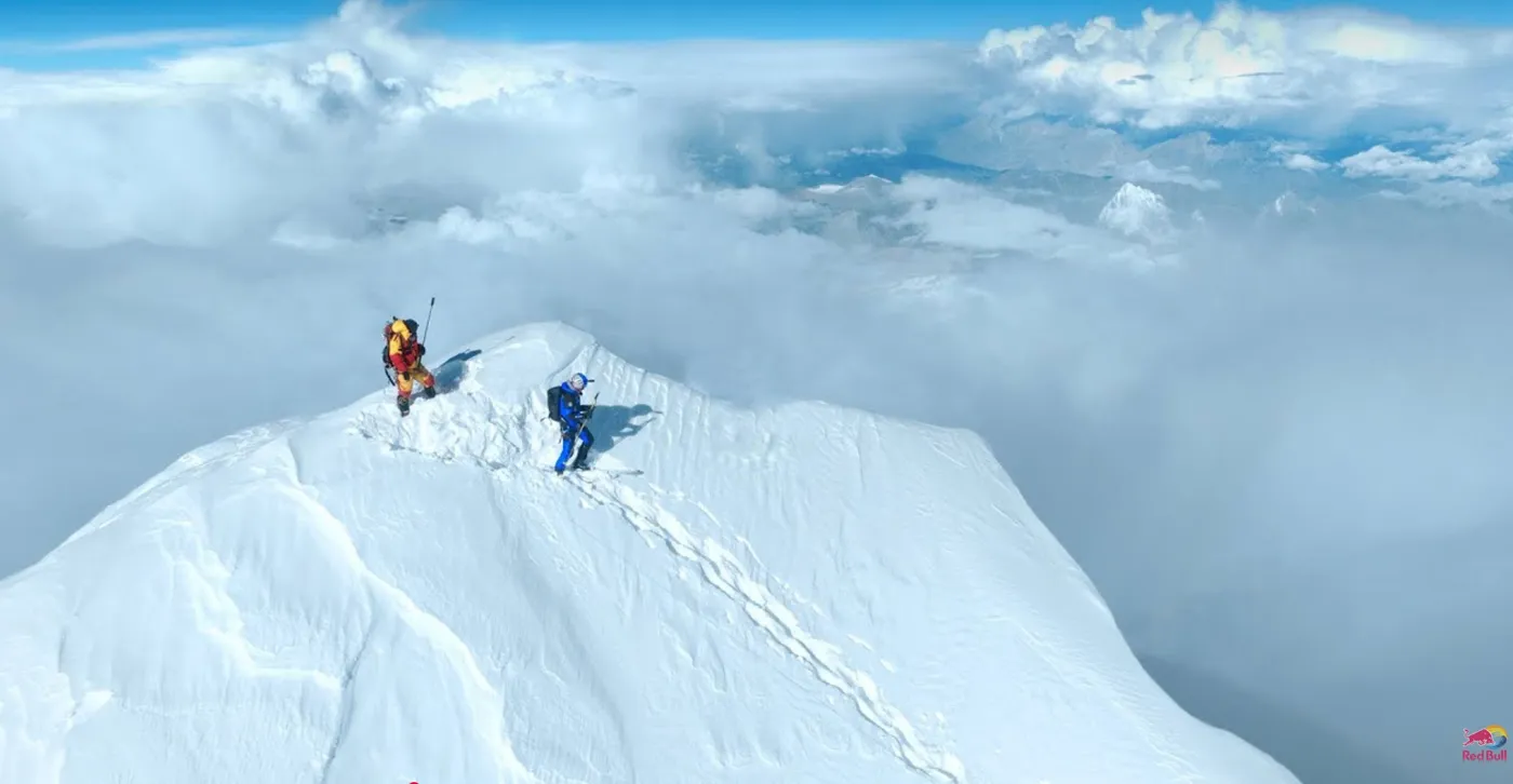 Skiing Down Mount Everest