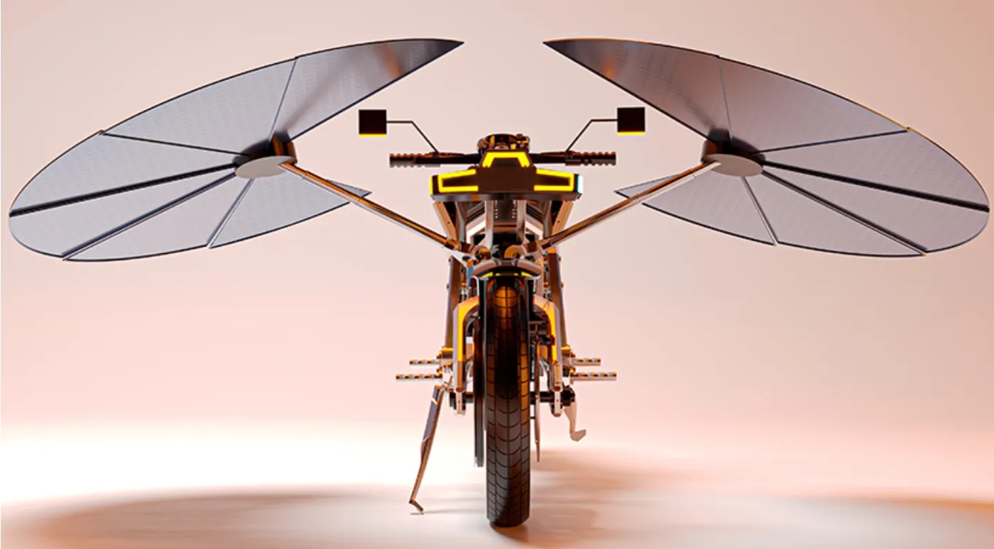 Solaris Self-Charging Solar Motorcycle (10)