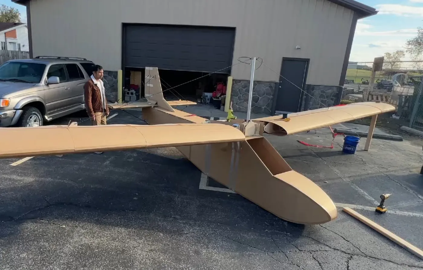 Cardboard Airplane You Can Fly