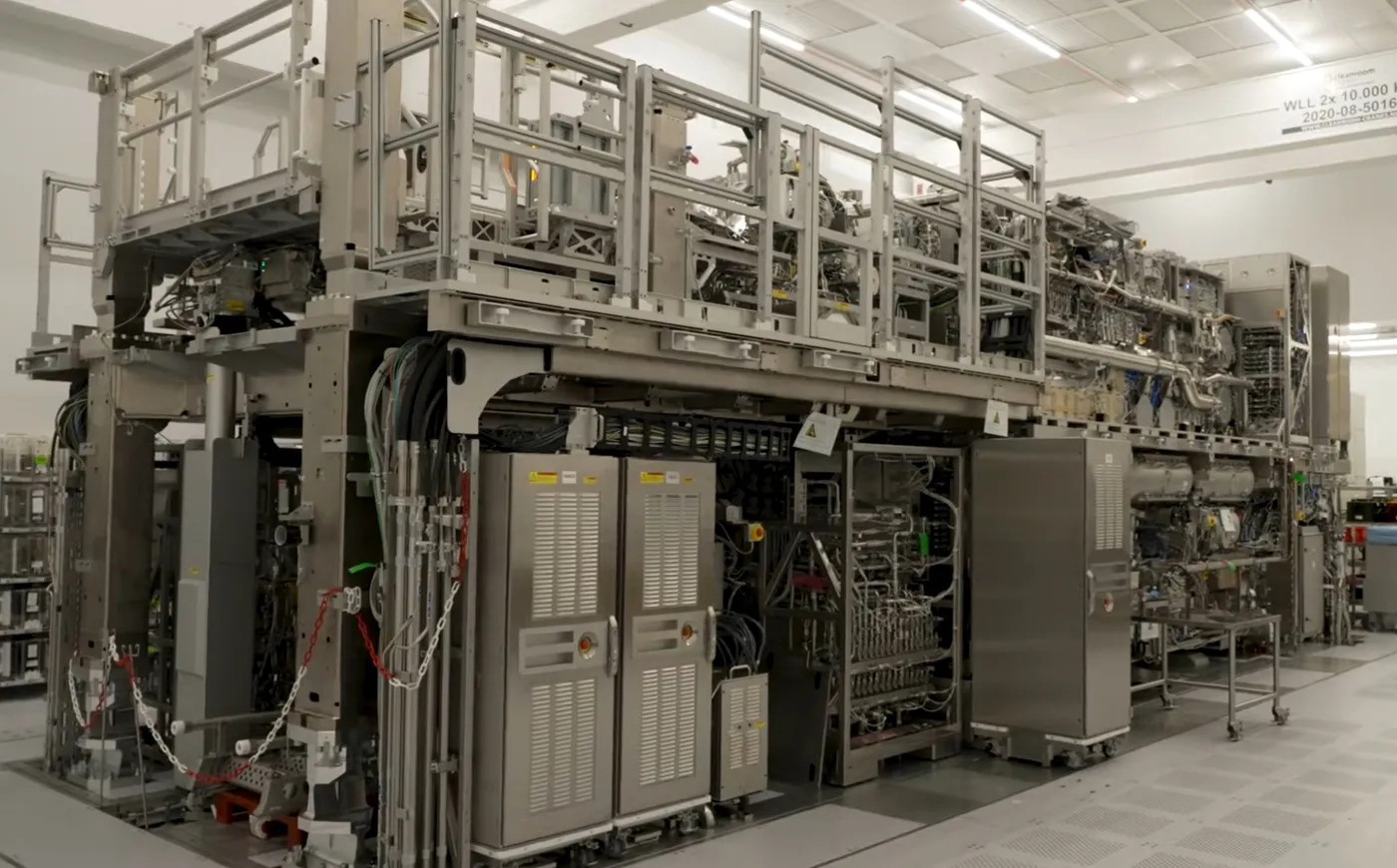 Machine where the GPU Wafers are made