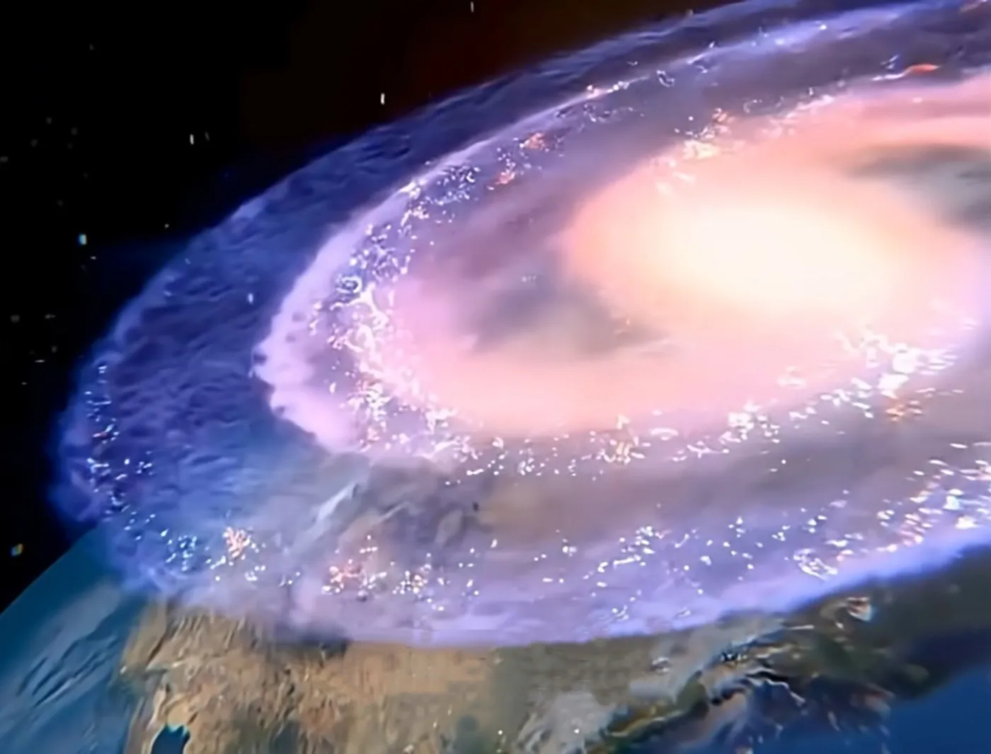 Milky Way the Size of North America