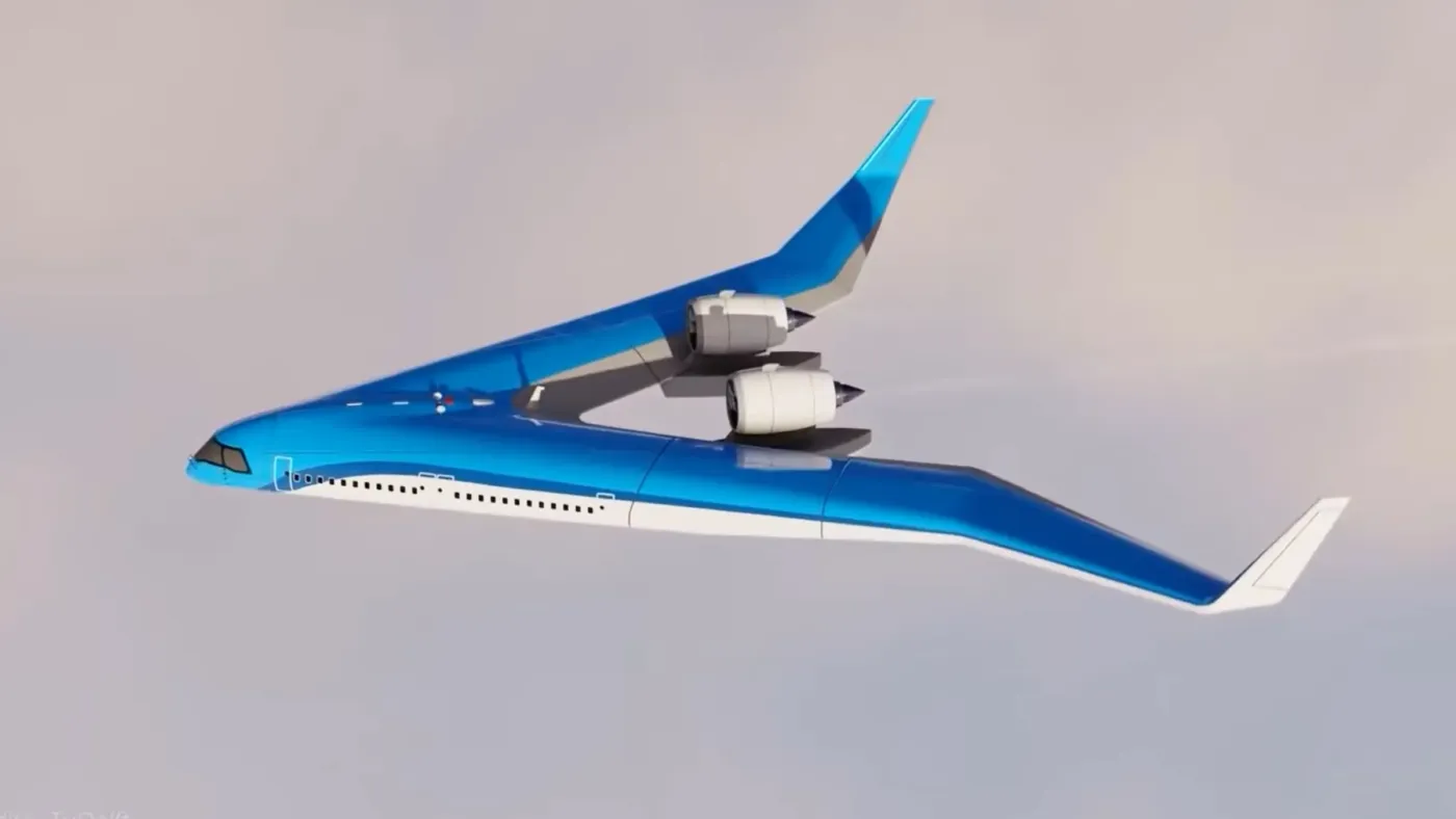 The Flying V Blended Wing Body aircraft