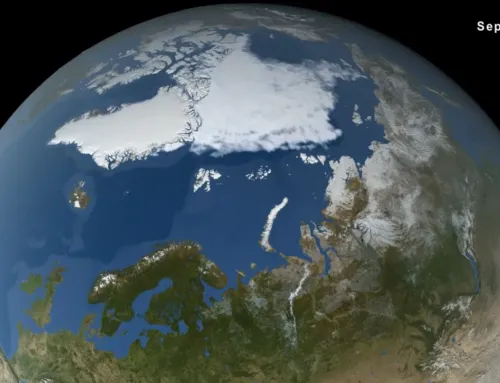 Arctic Winter Sea Ice has reached a Record Low