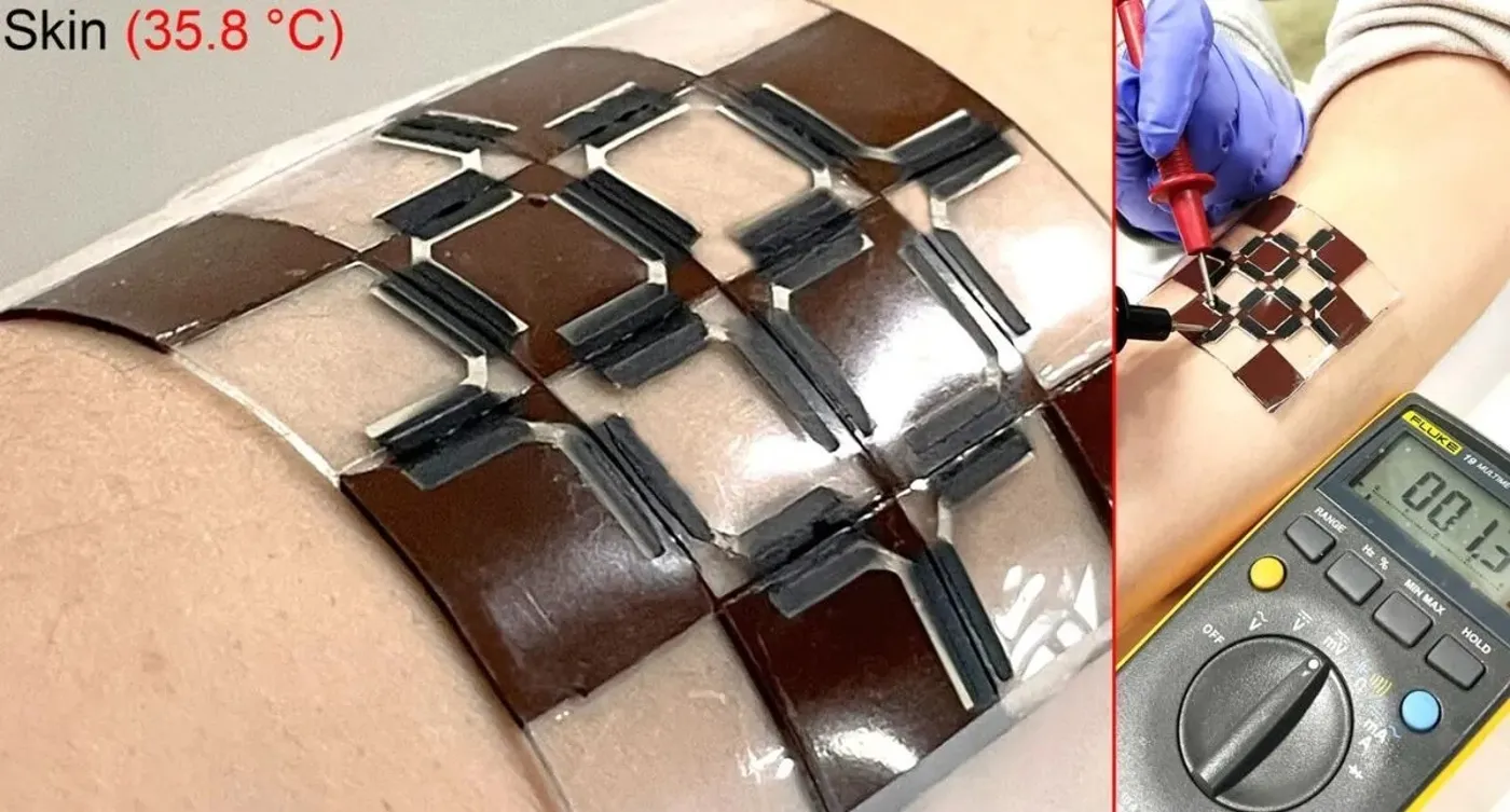 Thin-Film Device Turns Body Heat Into Electricity