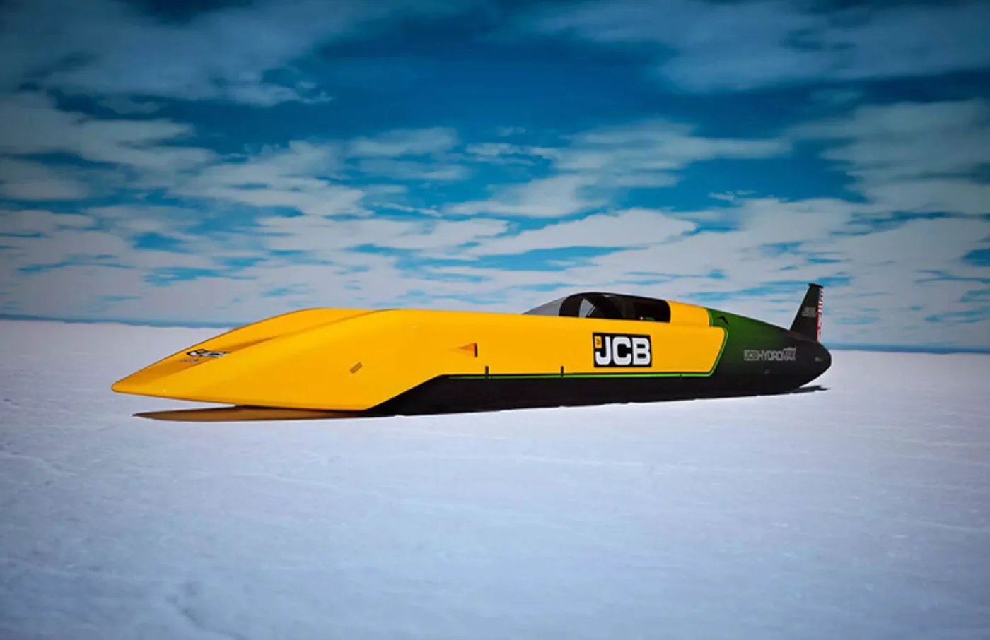 JCB Hydromax Hydrogen-Powered Speed Car (4)