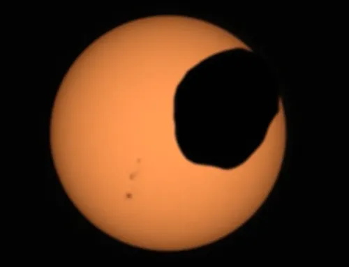 A Martian Eclipse