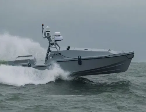 First Drone Boat Rescue of Helicopter Crew Members