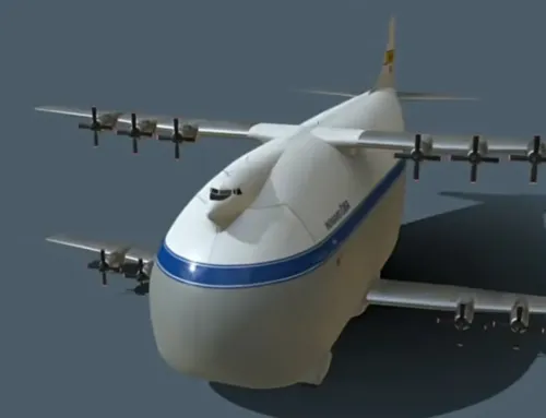 Huge Cargo Plane Concept Model