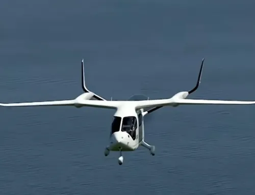 On board an Electric Airplane