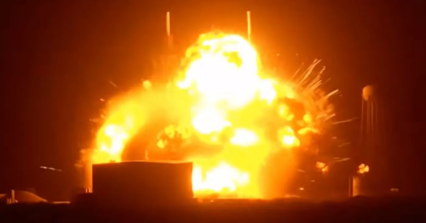 The very Bad Blue Origin's Rocket Explosion