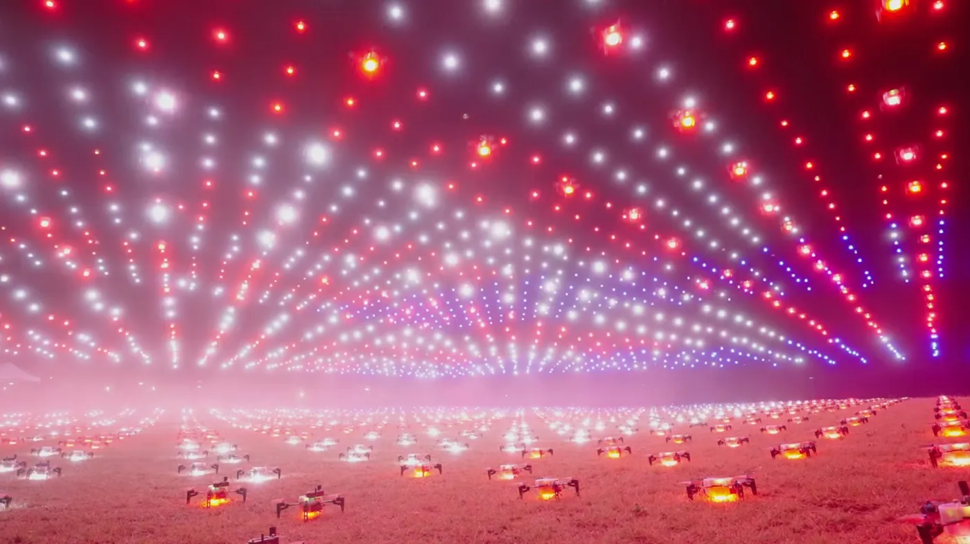 2,500 Drones Show on the Fourth of July