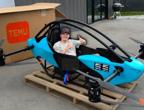 An amazing Temu Personal Flying Drone